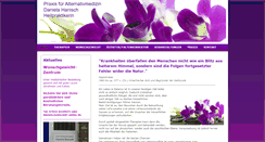Desktop Screenshot of naturheilpraxis-hanisch.de